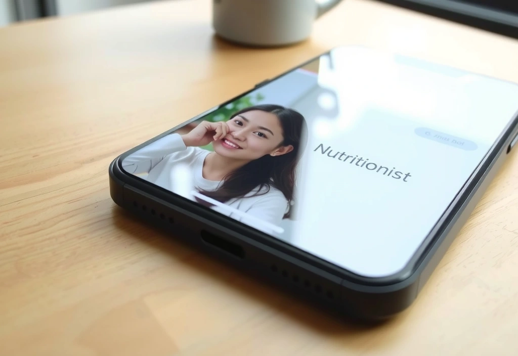 Online-Beratung auf Smartphone